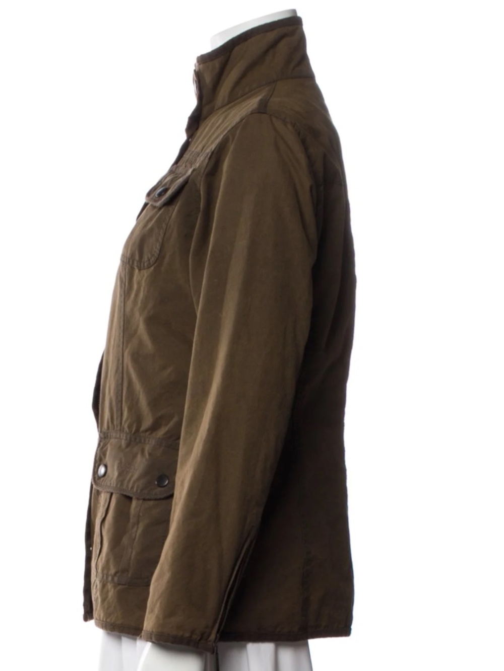 BARBOUR Utility Jacket Waxed Cotton Brown   Size: 6 - Picture 2 of 13